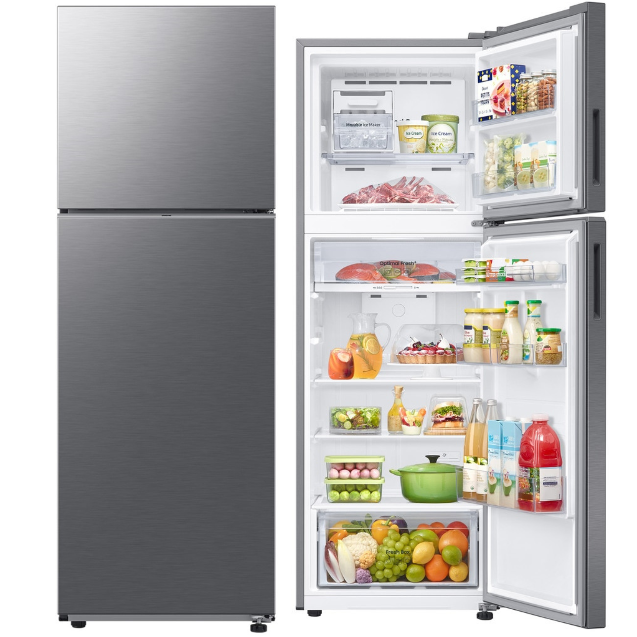 FRIGORÍFICO SAMSUNG RT31CG5624S9ES, 172x60, 2 PUERTAS, NO FROST, INOX - E