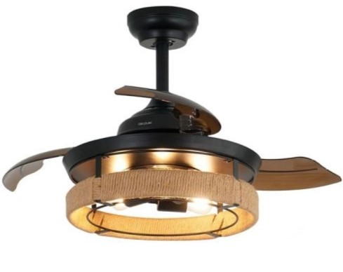 VENTILADOR TECHO CECOTEC 3600, 25W, 3 ASPAS, DC, LUZ, 8625