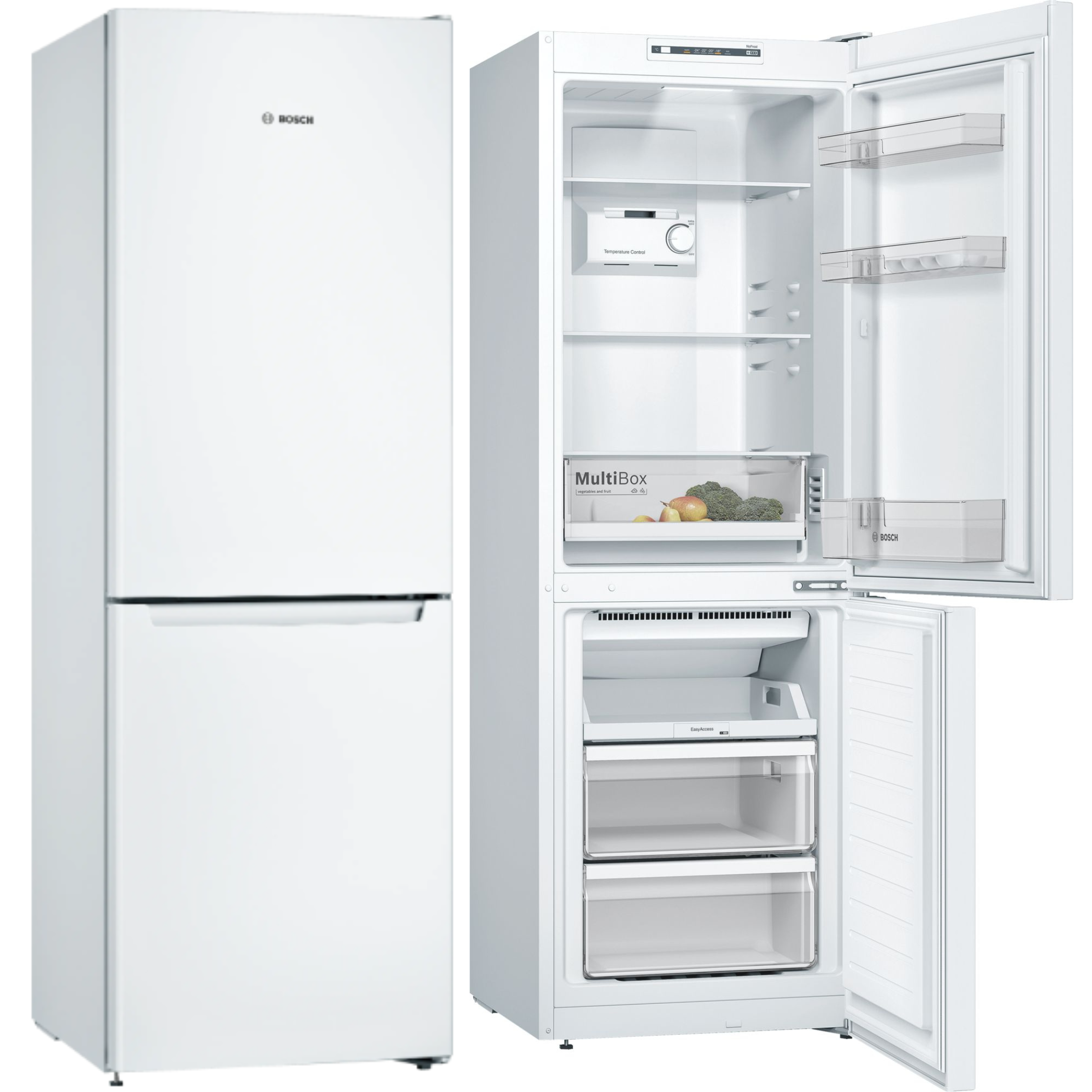 FRIGORÍFICO COMBI BOSCH KGN33NWEB, 176x60, NO FROST, BLANCO - E