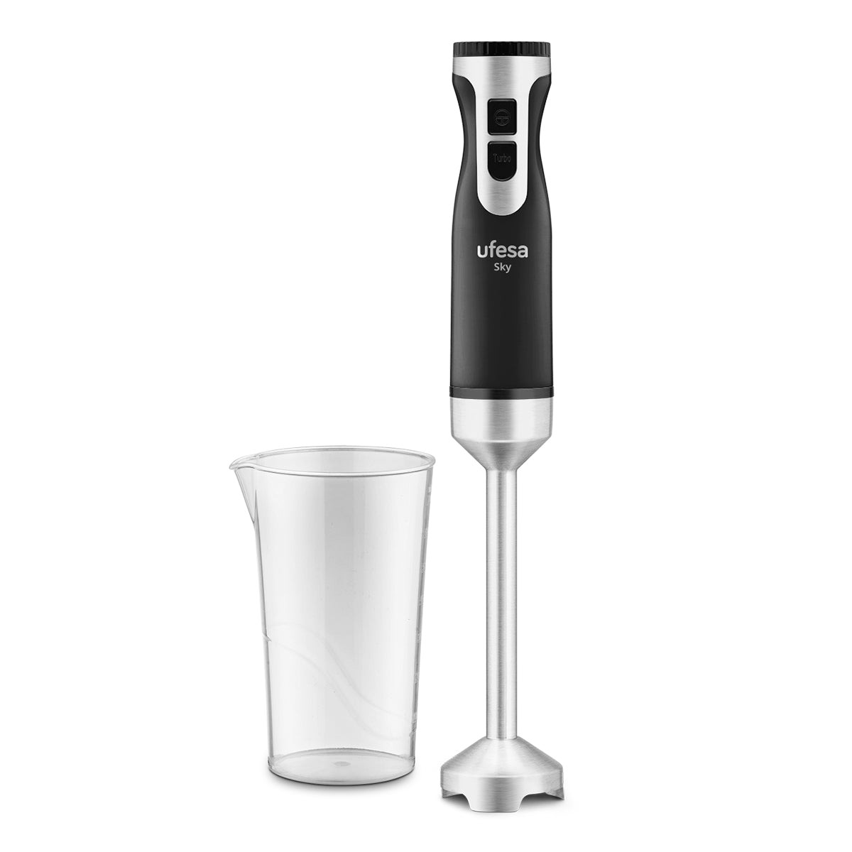 BATIDORA PIE UFESA SKY, 1200W, INOX, SIN ACCESORIOS, 4 CUCHILLAS