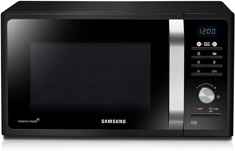 MICROONDAS SAMSUNG MG23F301TAK, GRILL, 800W/1100W - 23L [3015920] - 97 ...