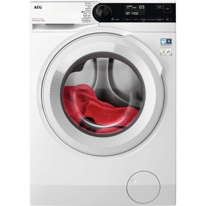 LAVADORA AEG LFR7294O2B, 9K, 1400R, DISPLAY, BLANCA - A