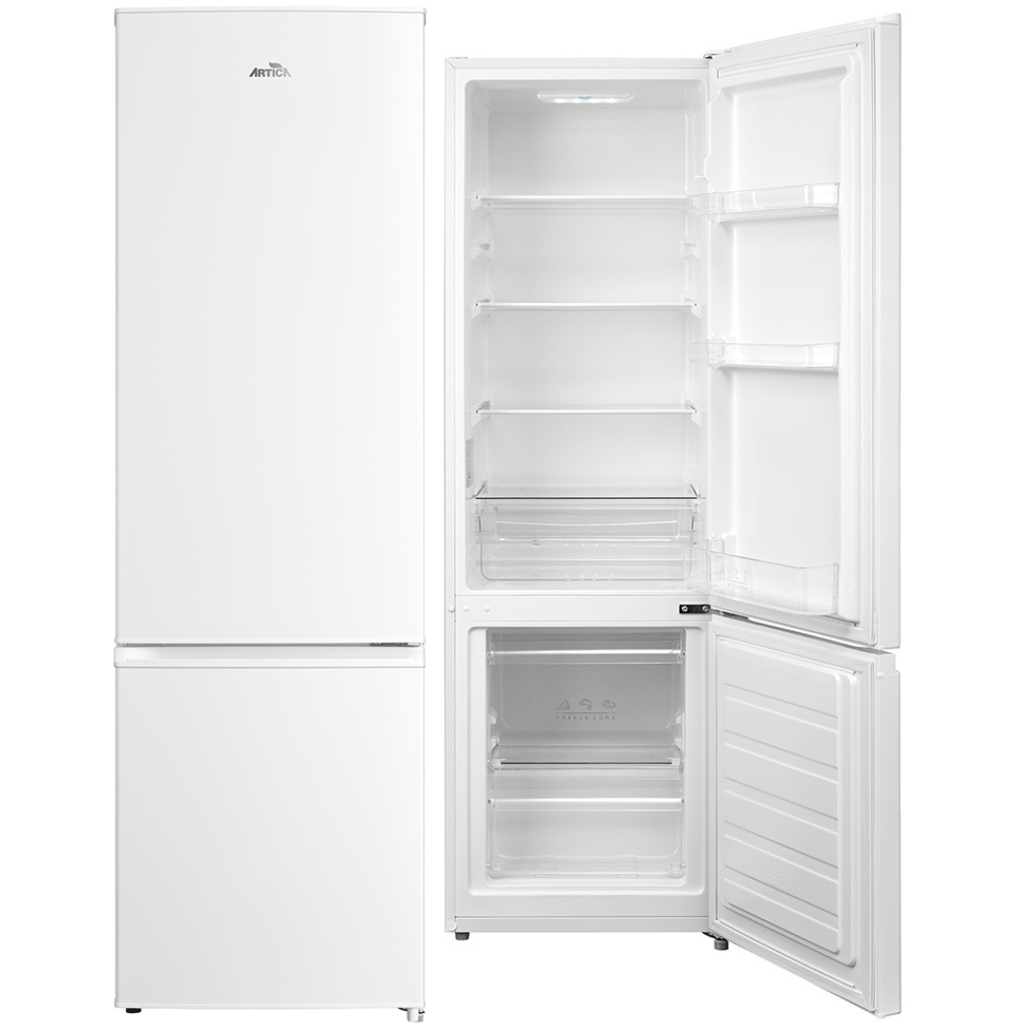 FRIGORÍFICO COMBI ARTICA AFFCE180W, 180x55, CÍCLICO, BLANCO - E