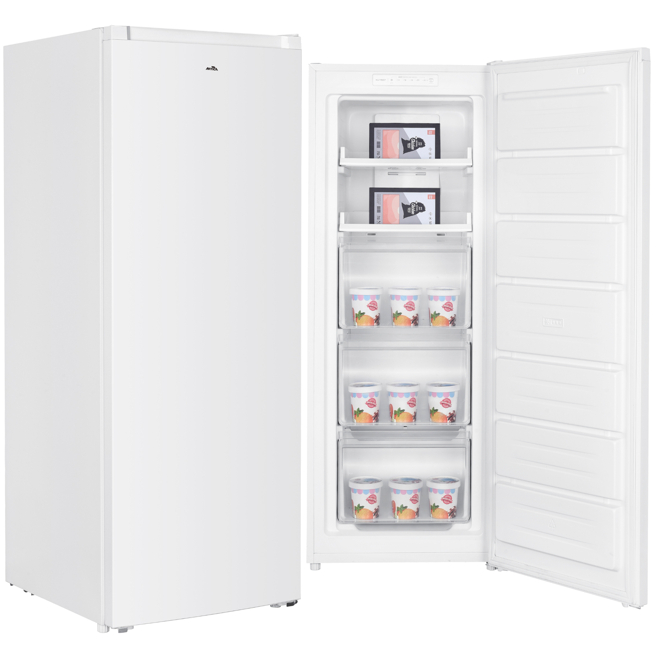 CONGELADOR VERTICAL ARTICA AECV1430WNF 143x55 161L NOFROST