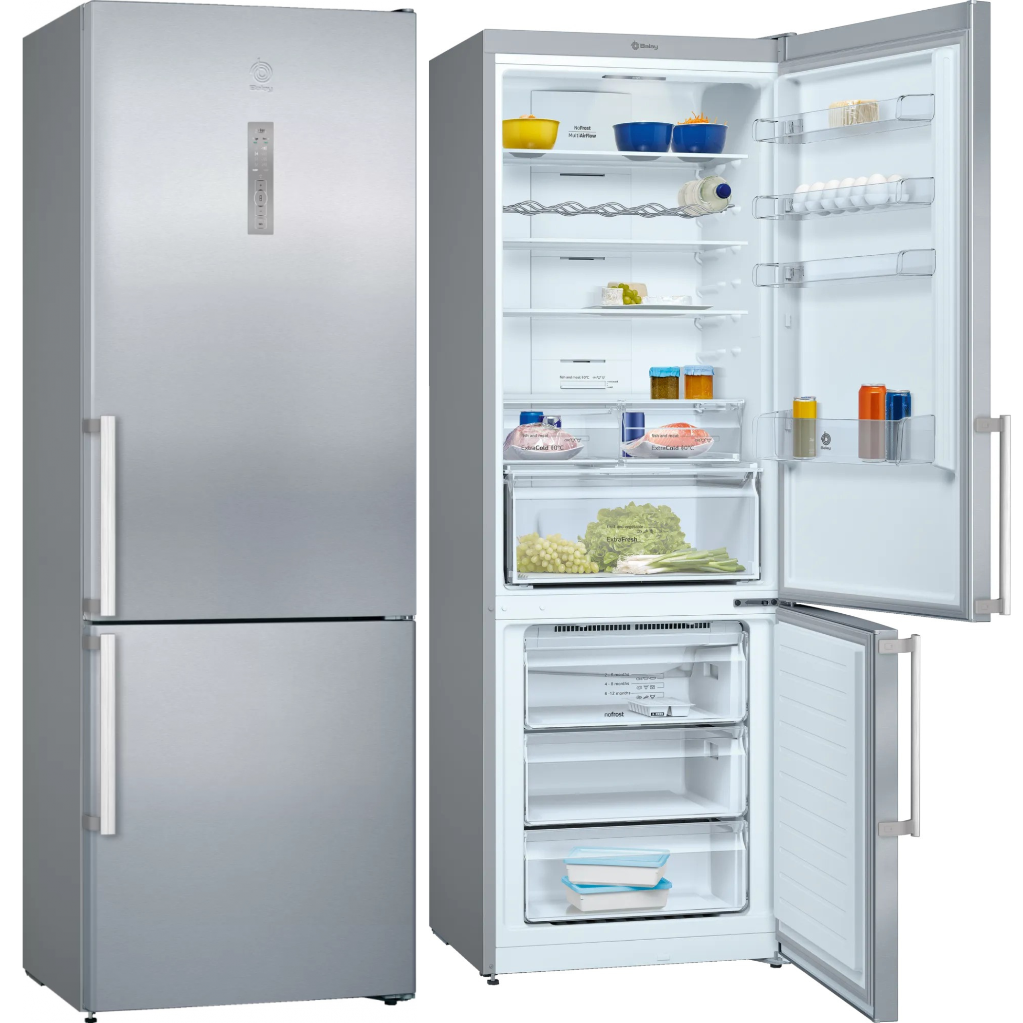 FRIGORÍFICO COMBI BALAY 3KFE776XE 203x70  NOFROST INOX - E