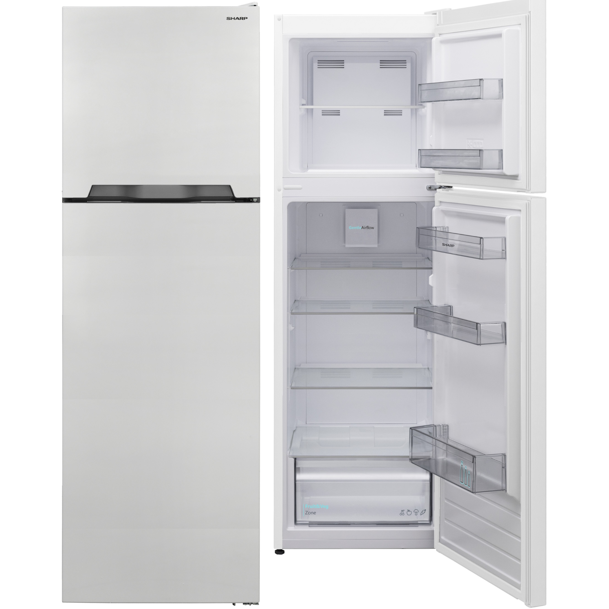 FRIGORÍFICO SHARP SJTA30ITXWF 172x60 2PUERTAS NOFROST BLANCO