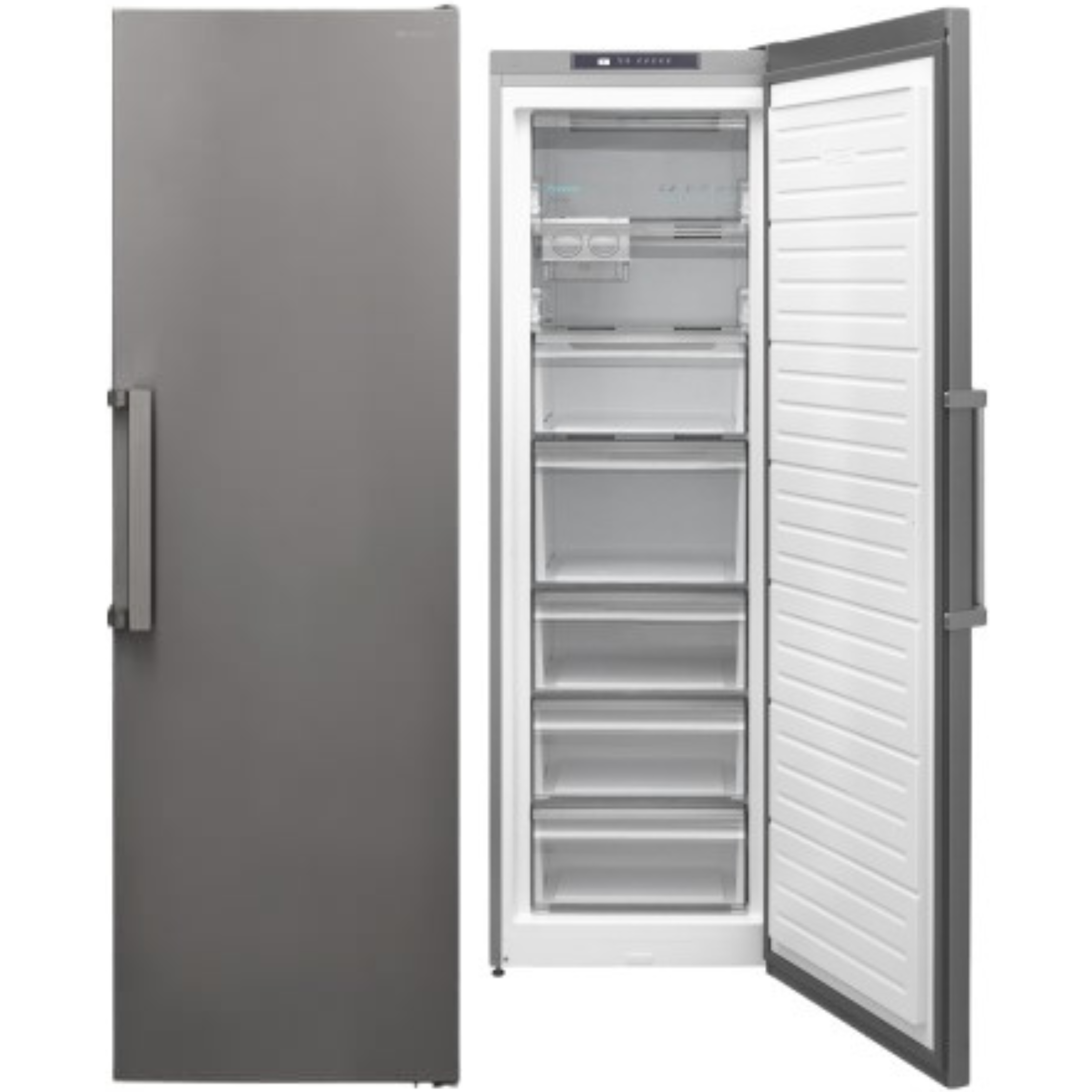 CONGELADOR VERTICAL SHARP SJSC11CMXPEES, 186x60, NO FROST, PET, INOX - E
