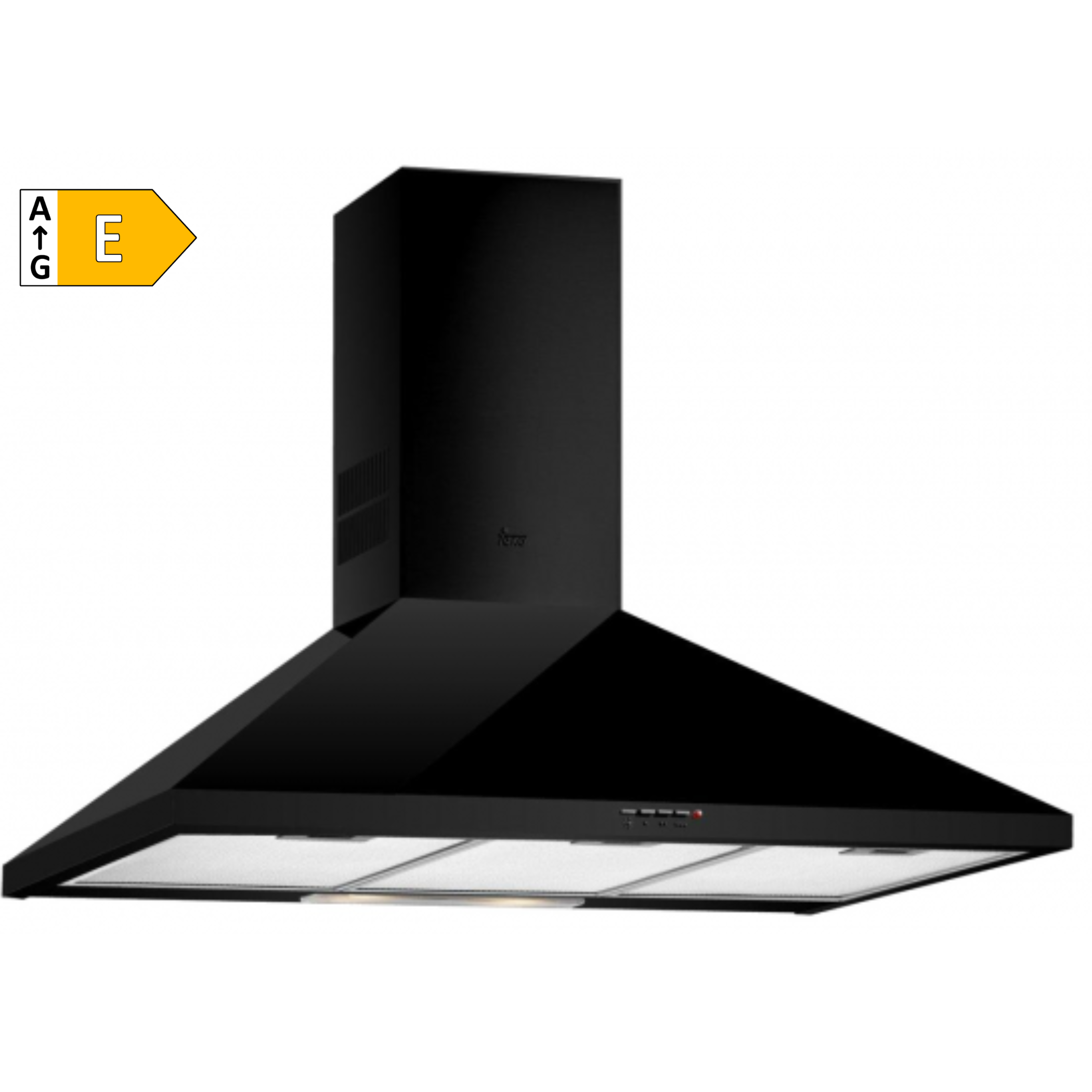 CAMPANA DECORATIVA PIRAMIDAL TEKA DBB90 N 442 NEGRA - E