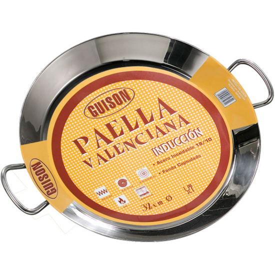 PAELLERA GUISON INOXIDABLE INDUCCIÓN - 36CM PAELLERA GUISON INOXIDABLE INDUCCIÓN - 36CM