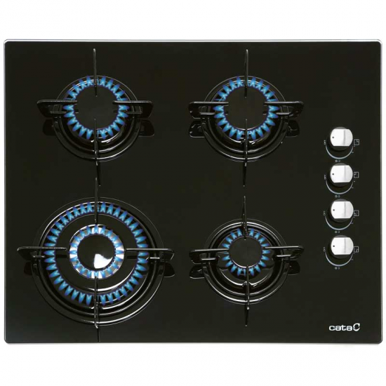 ENCIMERA CATA CI631BK 1412 4FOCS CRISTALL NEGRE NATURAL