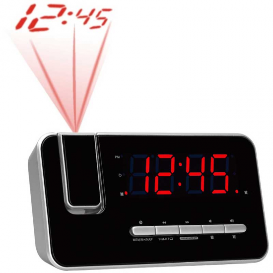 RADIO/RELOJ DENVER CRP-618 FM PROYECION