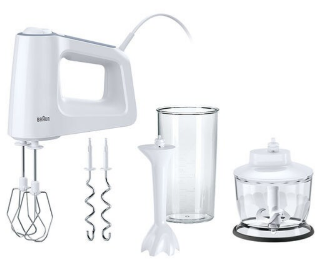BATIDORA AMASADORA BRAUN HM3135WH 500W BOL 0,5L BLANCA
