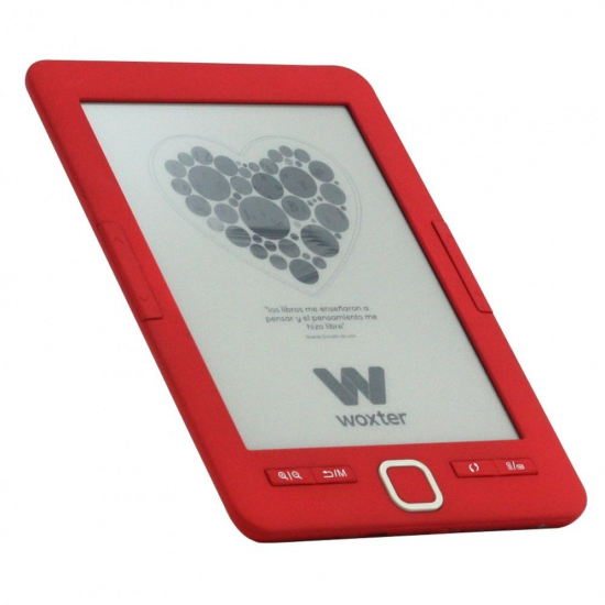 E-BOOK WOXTER SCRIBA 195 EB26-045, 4GB, ROJO - 6"