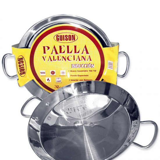 PAELLERA GUISON 46CM INOXIDABLE INDUCCIÓN PAELLERA GUISON 46CM INOXIDABLE INDUCCIÓN