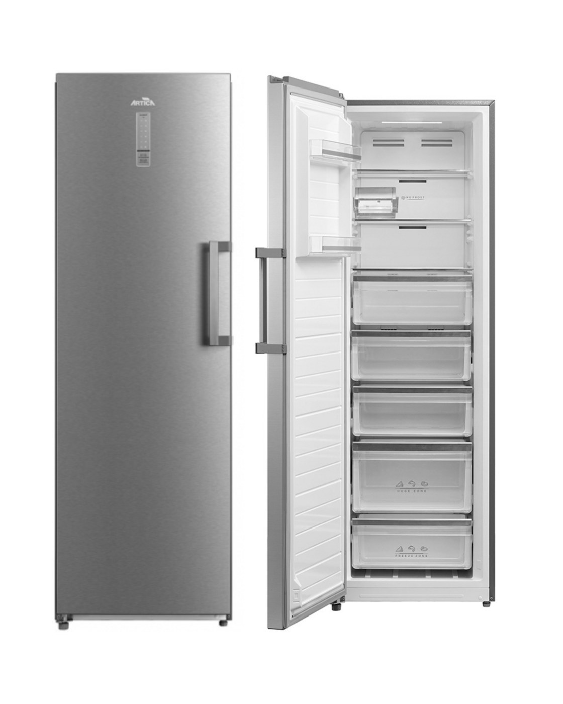CONGELADOR VERTICAL ARTICA AFCV185X 185x60 NF INOX