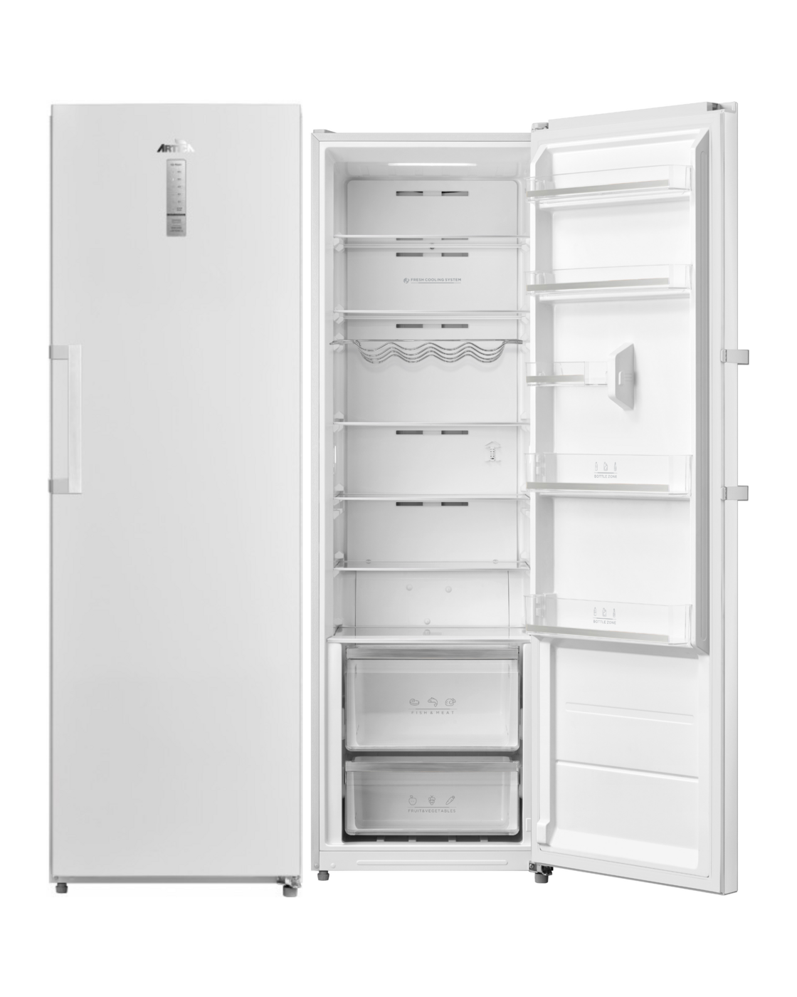 FRIGORÍFICO ARTICA AFFU185W, 185x60, 1PUERTA, NOFROST, BLANCO