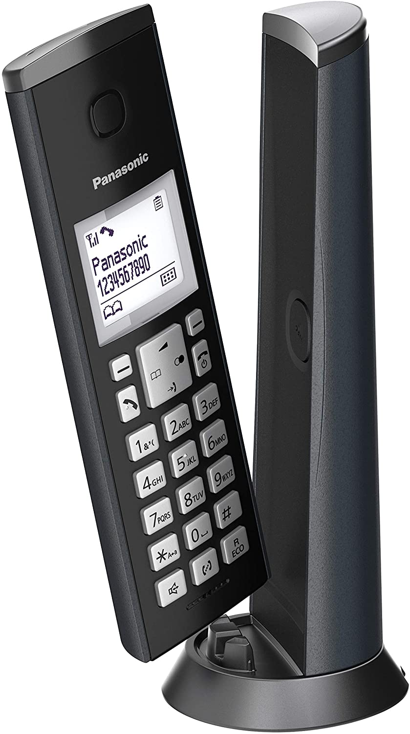 TELEFONO DECT PANASONIC KX-TGK210SPB NEGRO TELEFONO DECT PANASONIC KX-TGK210SPB NEGRO