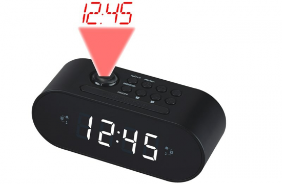 RÀDIO/RELLOTGE DENVER CRP-717 NEGRE