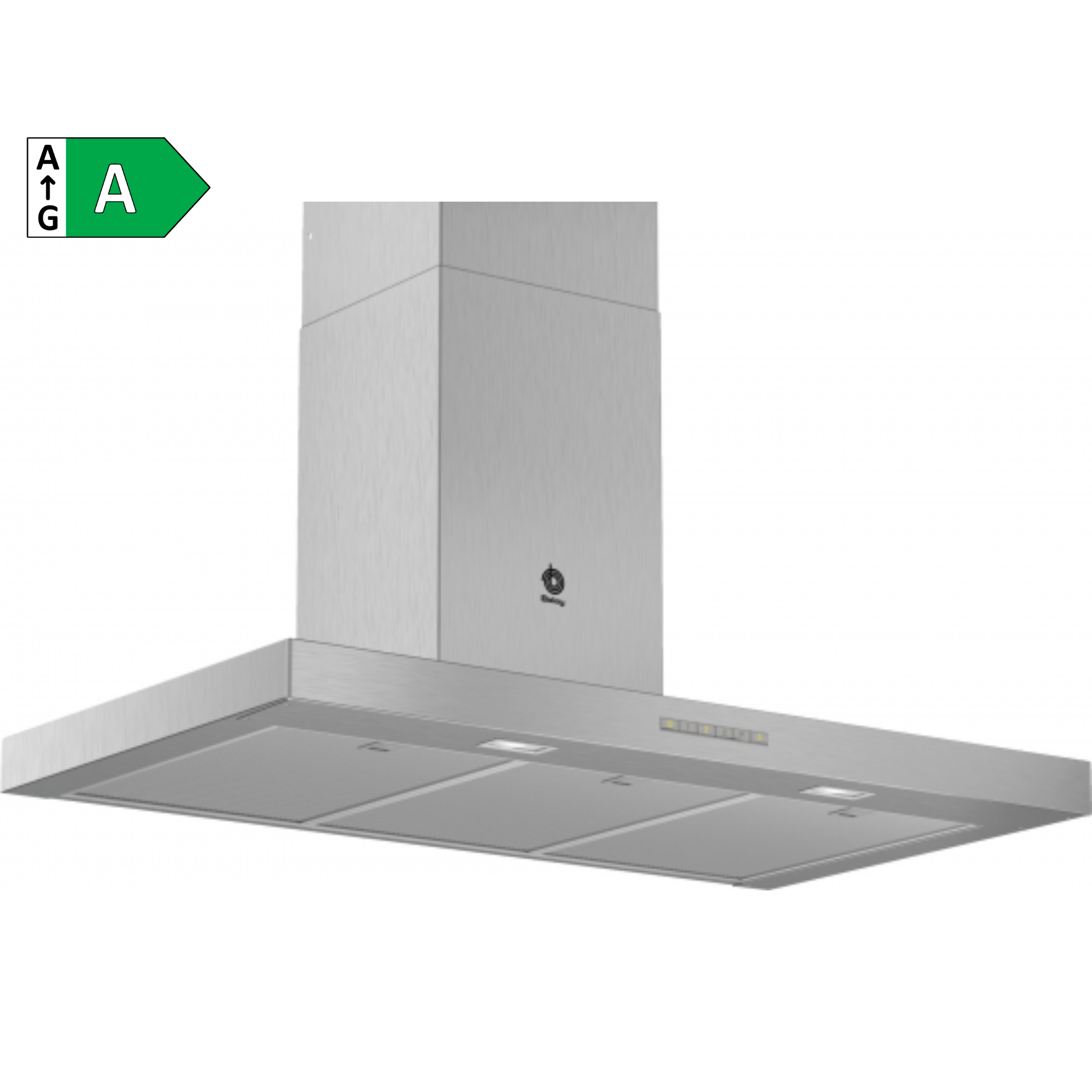 CAMPANA T-INVERTIDA BALAY 3BC097EX, 90CM, INOX, 720m3/h - A