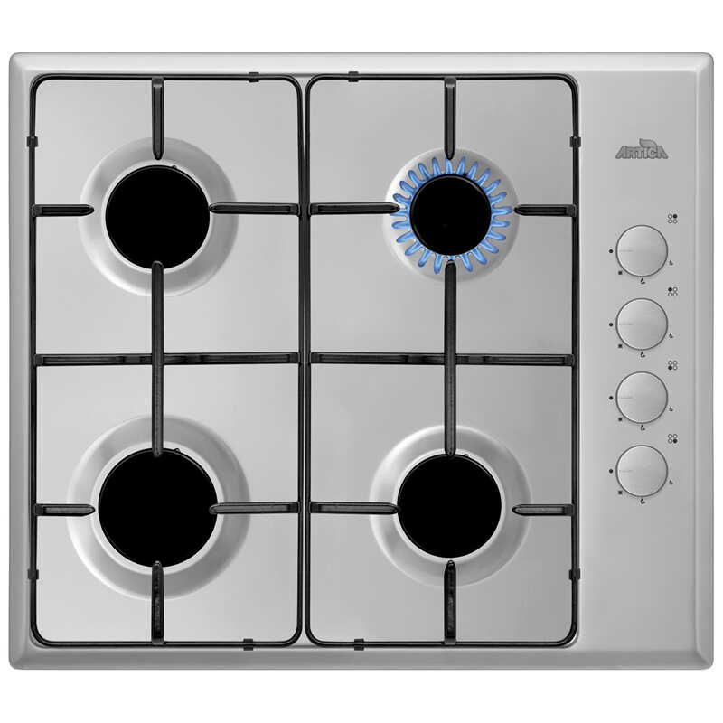 ENCIMERA ARTICA AXG6040 4FUEGOS 60CM GAS INOXIDABLE ENCIMERA ARTICA AXG6040 4FUEGOS 60CM GAS INOXIDABLE