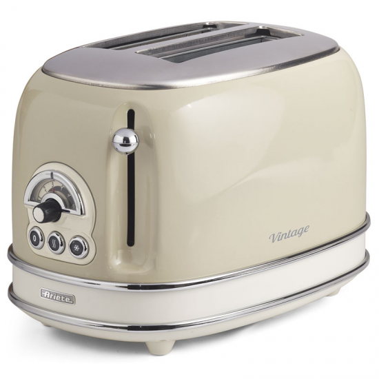 TOSTADORA ARIETE 155/13 2R LARGA MINI BEIGE 810W RETRO TOSTADORA ARIETE 155/13 2R LARGA MINI BEIGE 810W RETRO