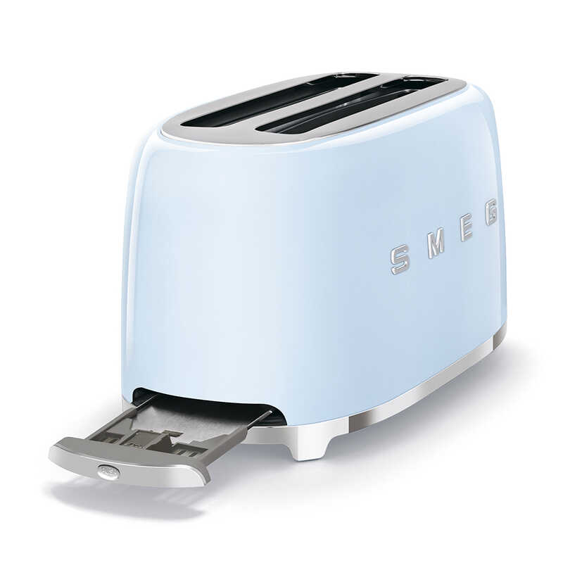 TOSTADORA SMEG TSF02PBEU 2RANURAS MINI AZUL 1500W TOSTADORA SMEG TSF02PBEU 2RANURAS MINI AZUL 1500W