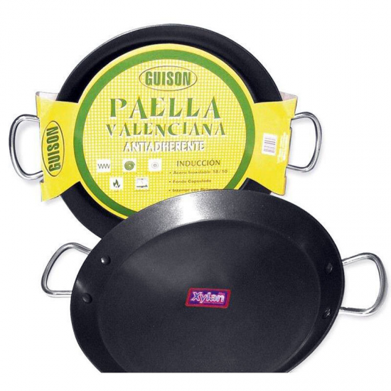 PAELLERA GUISON 40CM INOXIDABLE INDUCCIÓN ANTIADHERENTE PAELLERA GUISON 40CM INOXIDABLE INDUCCIÓN ANTIADHERENTE