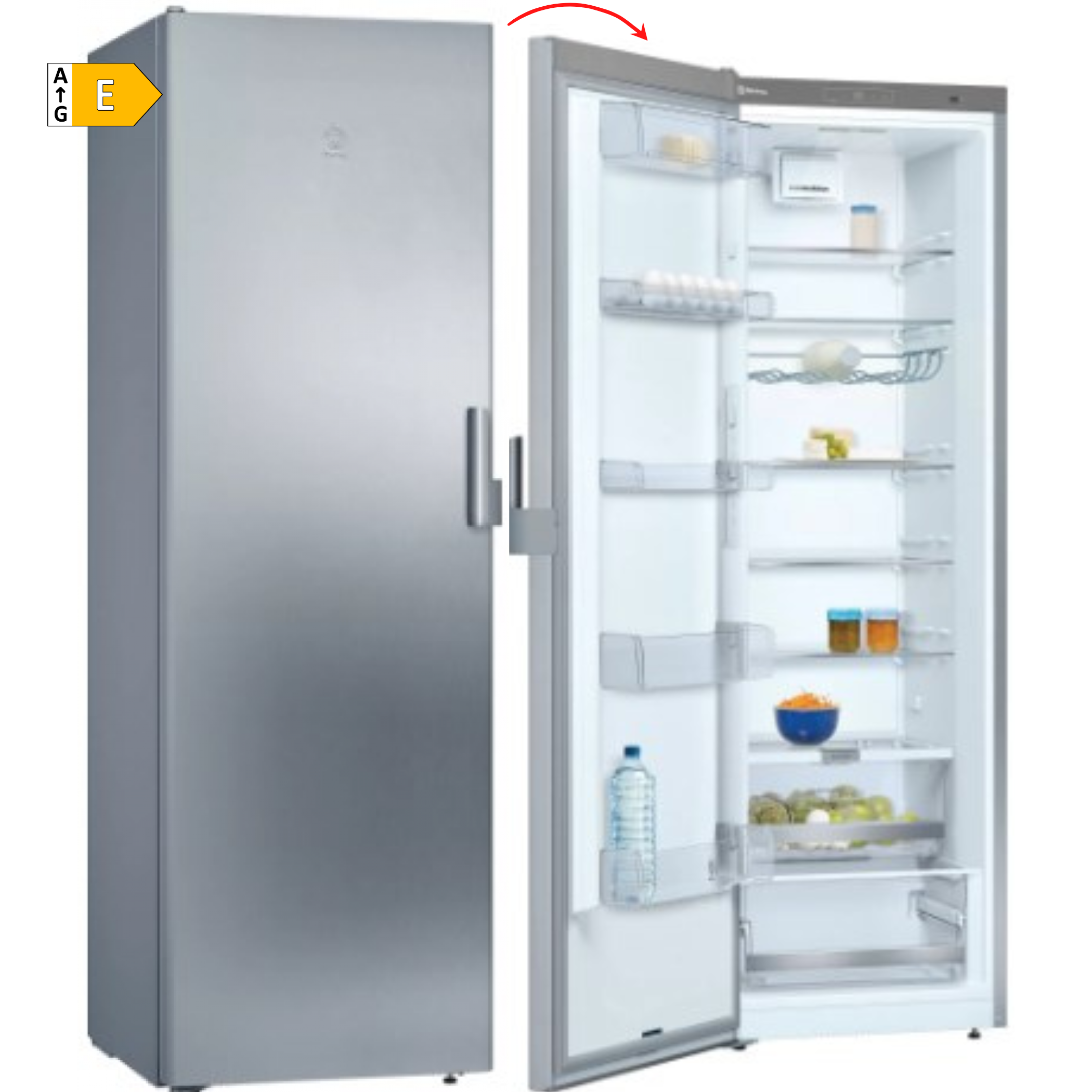 FRIGORÍFICO BALAY 3FCE568XE 186x60 1PUERTA CÍCLICO INOX - E