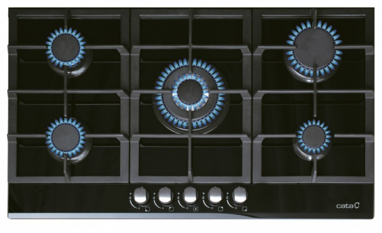 ENCIMERA CATA LCI9041BK 5FOCS CRISTALL GAS.NATURA 08005404