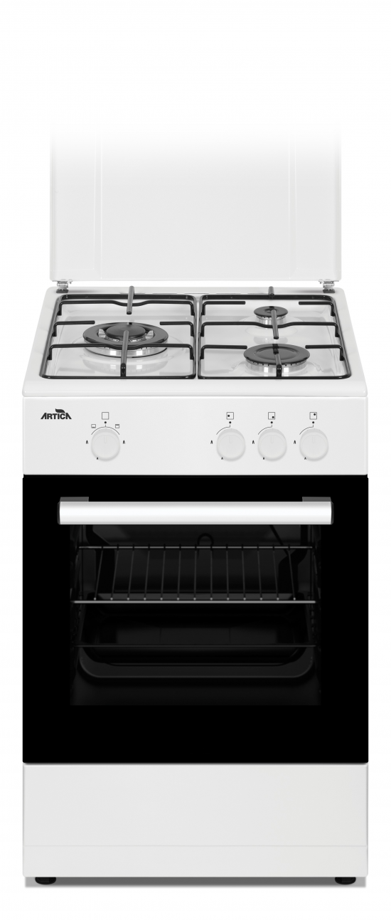 COCINA ARTICA AKF50553W BLANCA 50x55 3FUEGOS