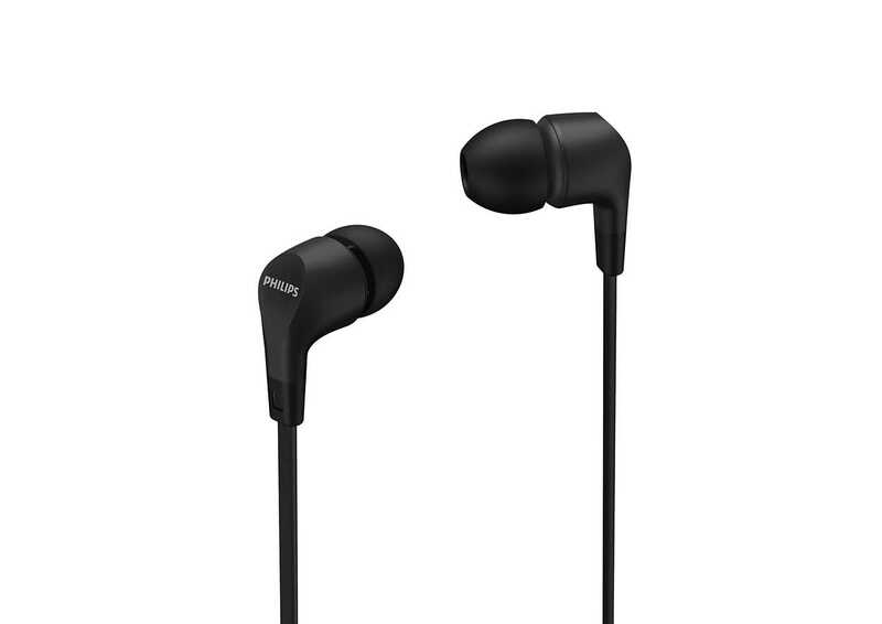 AURICULARES ALÁMBRICOS PHILIPS TAE1105BK/00 BLACK NEGRO