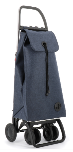 CARRO-COMPRA ROLSER IMX386 TWEED 4LT MARINO - 4RUEDAS