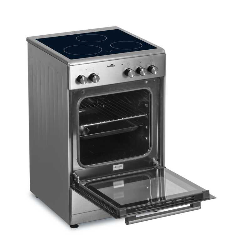 COCINA ARTICA AKVI5055X 3FUEGOS VITROCERÁMICA INOXIDABLE 50x55