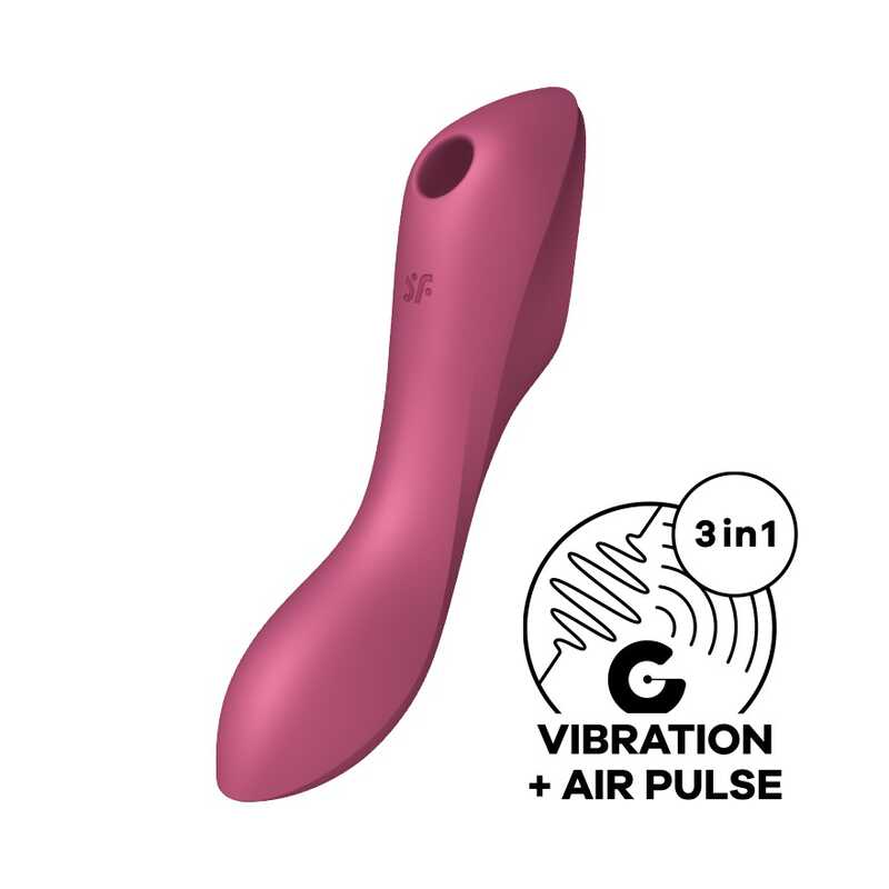 SATISFYER CURVY TRINITY 3 RED SATISFYER CURVY TRINITY 3 RED