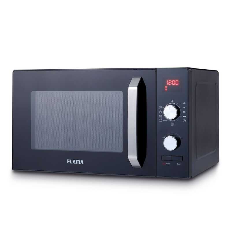 MICROONDAS FLAMA 1837L 23L NEGRO