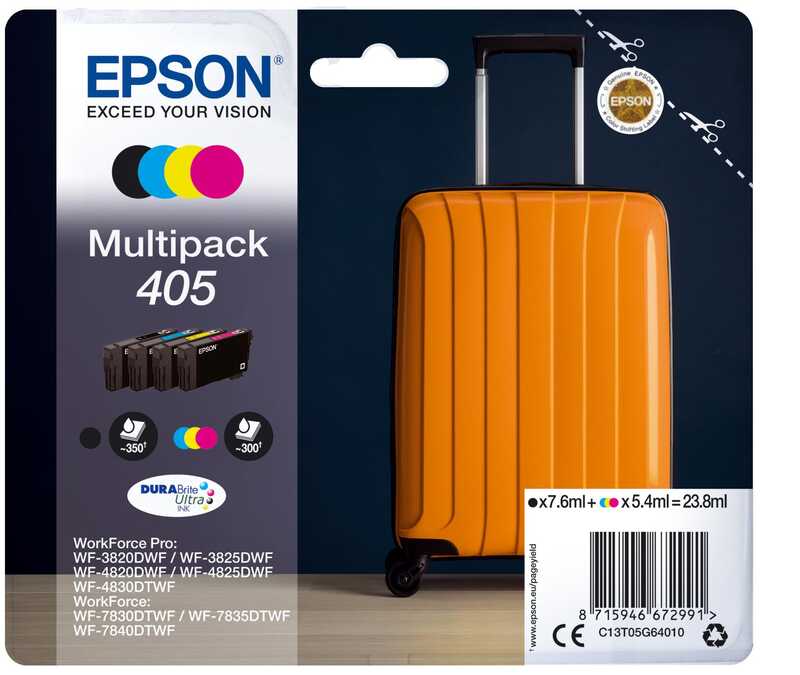 TINTA EPSON 405 PACK DE 4