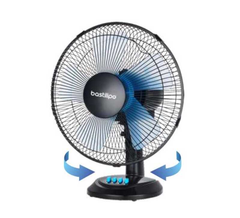 VENTILADOR SOBREMESA BASTILIPO BARROSA 40CM 5ASPAS 50W