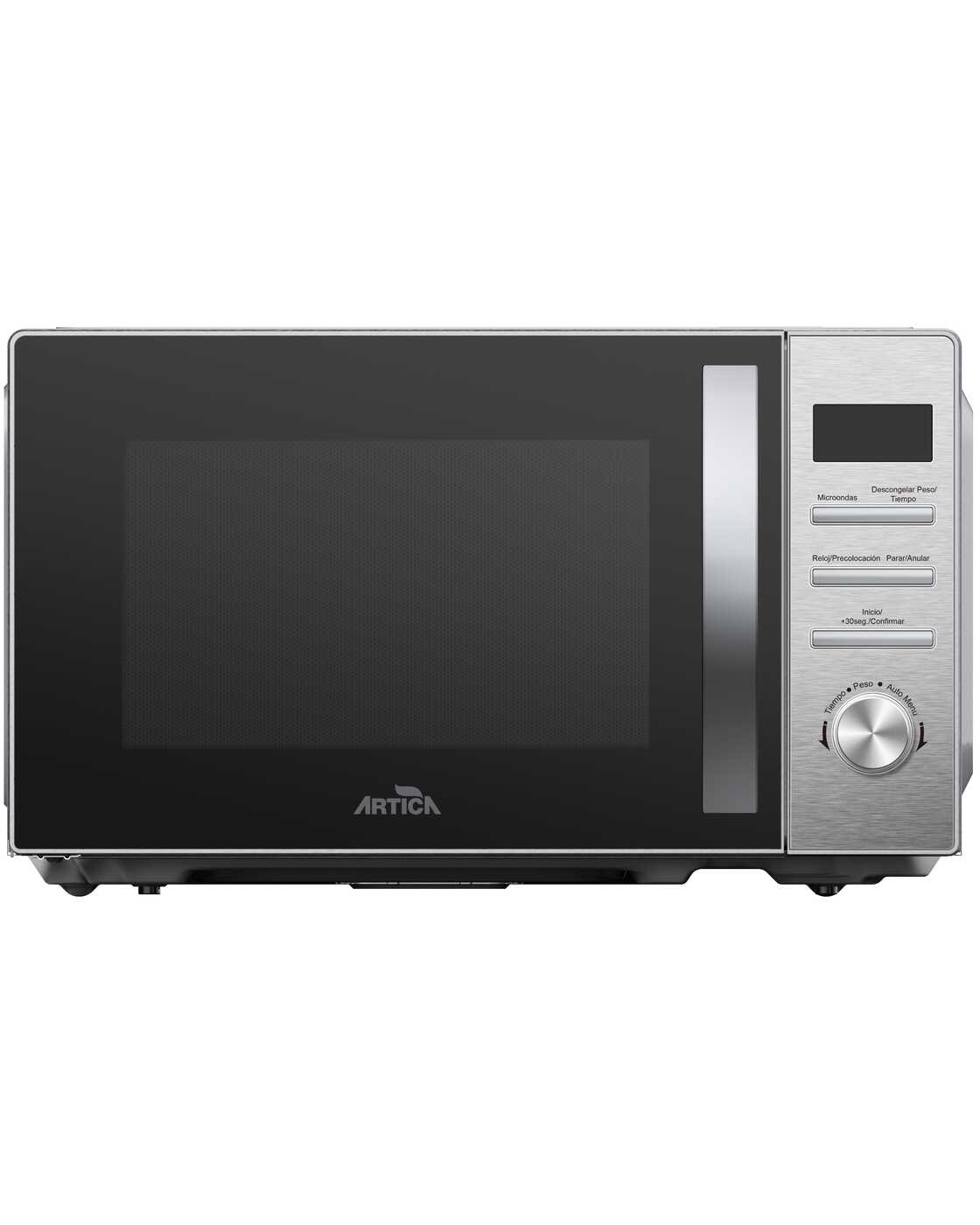 MICROONDAS ARTICA AMW2042DX, 20L, DISPLAY, INOXIDABLE