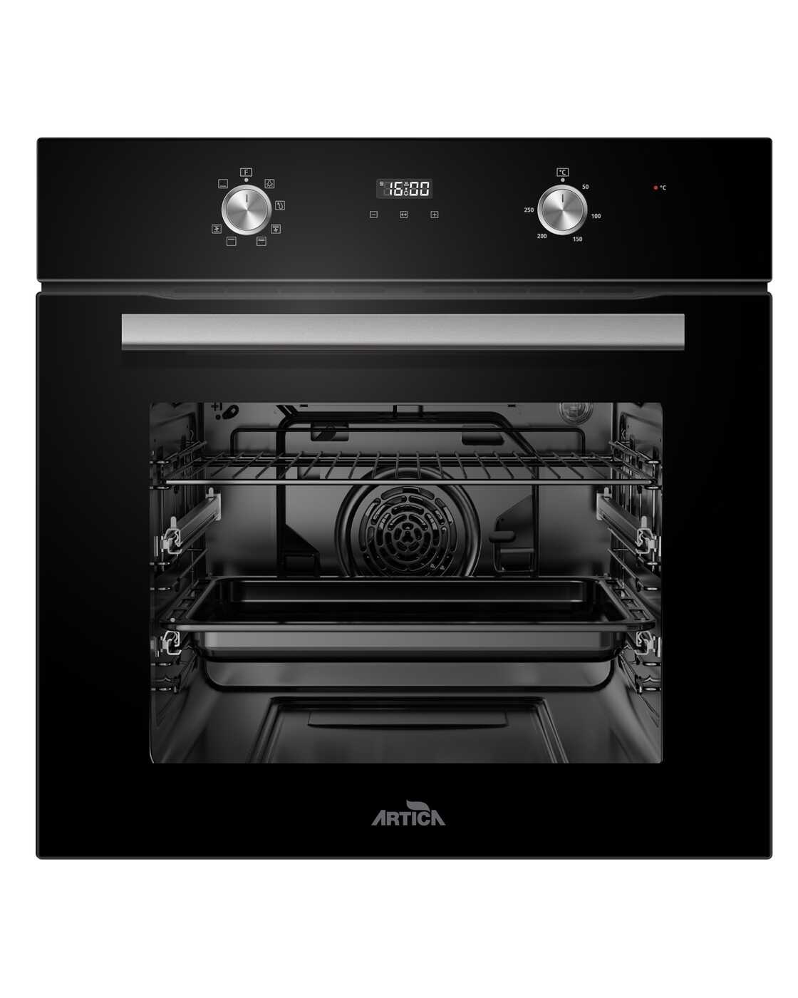 HORNO ARTICA AHB7008BK, MULTIFUNCIÓN, 70L, DISPLAY, CRISTAL NEGRO - A