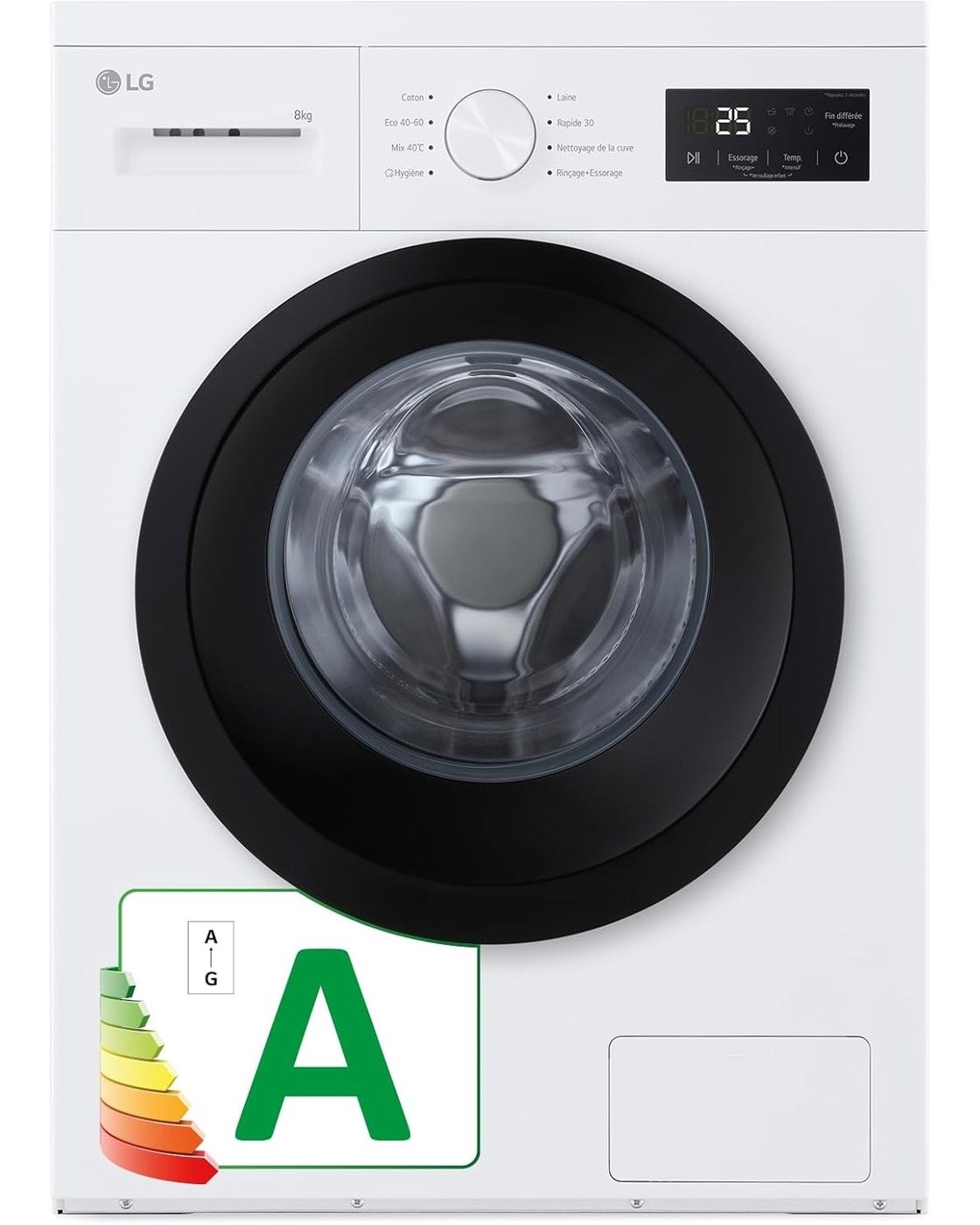 LAVADORA LG F4A10S8NWK, 8K, INVERTER, TAPA EXTRAIBLE - 1400R