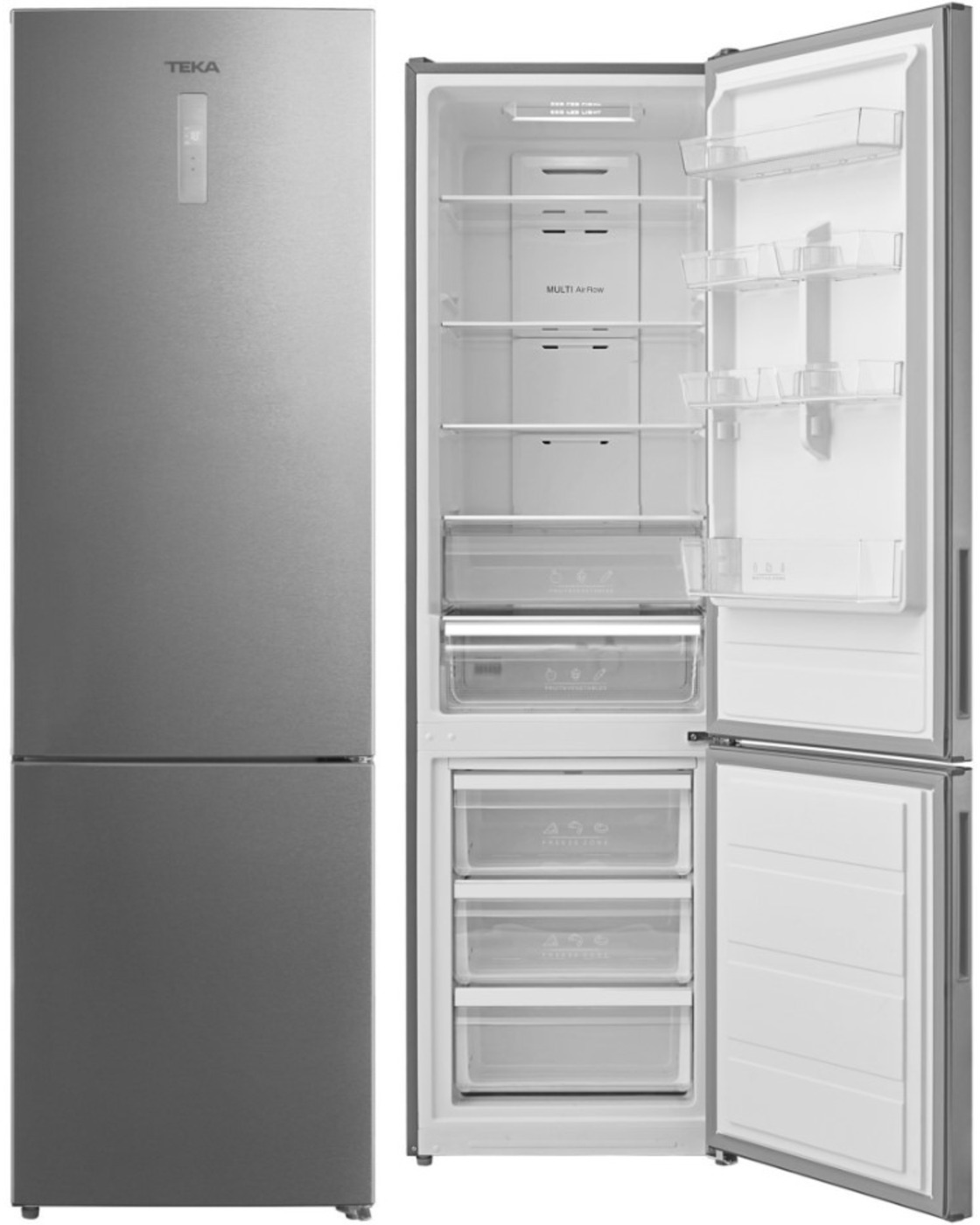 FRIGORÍFICO COMBI TEKA NFL4300SS, 201x60, NO FROST, DISPLAY, INOX - E