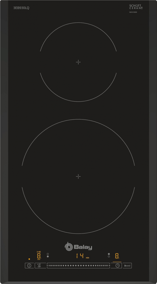 ENCIMERA BALAY INDUCCIÓN 3EB930LQ ENCIMERA BALAY INDUCCIÓN 3EB930LQ