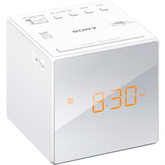 RÁDIO/RELLOTGE SONY ICFC1W WHITE BLANC