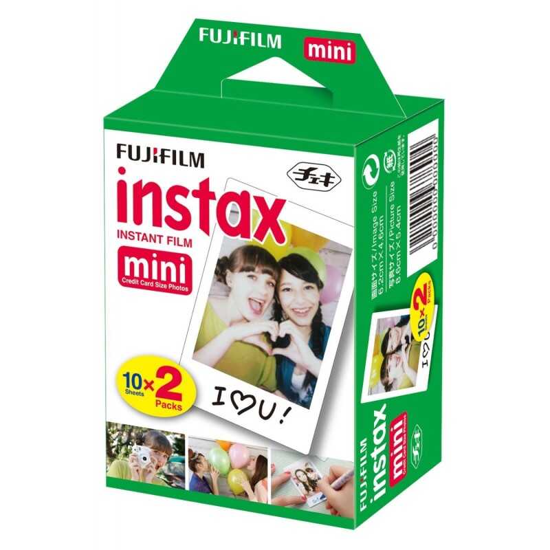 PEL·LÍCULA FUJIFILM INSTAX GLOSSY MINI 20 CÒPIES