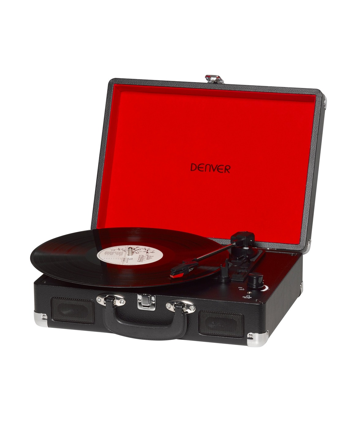TOCADISCOS DENVER VPL-120 ROJO MALETIN ALTAVOCES TOCADISCOS DENVER VPL-120 ROJO MALETIN ALTAVOCES