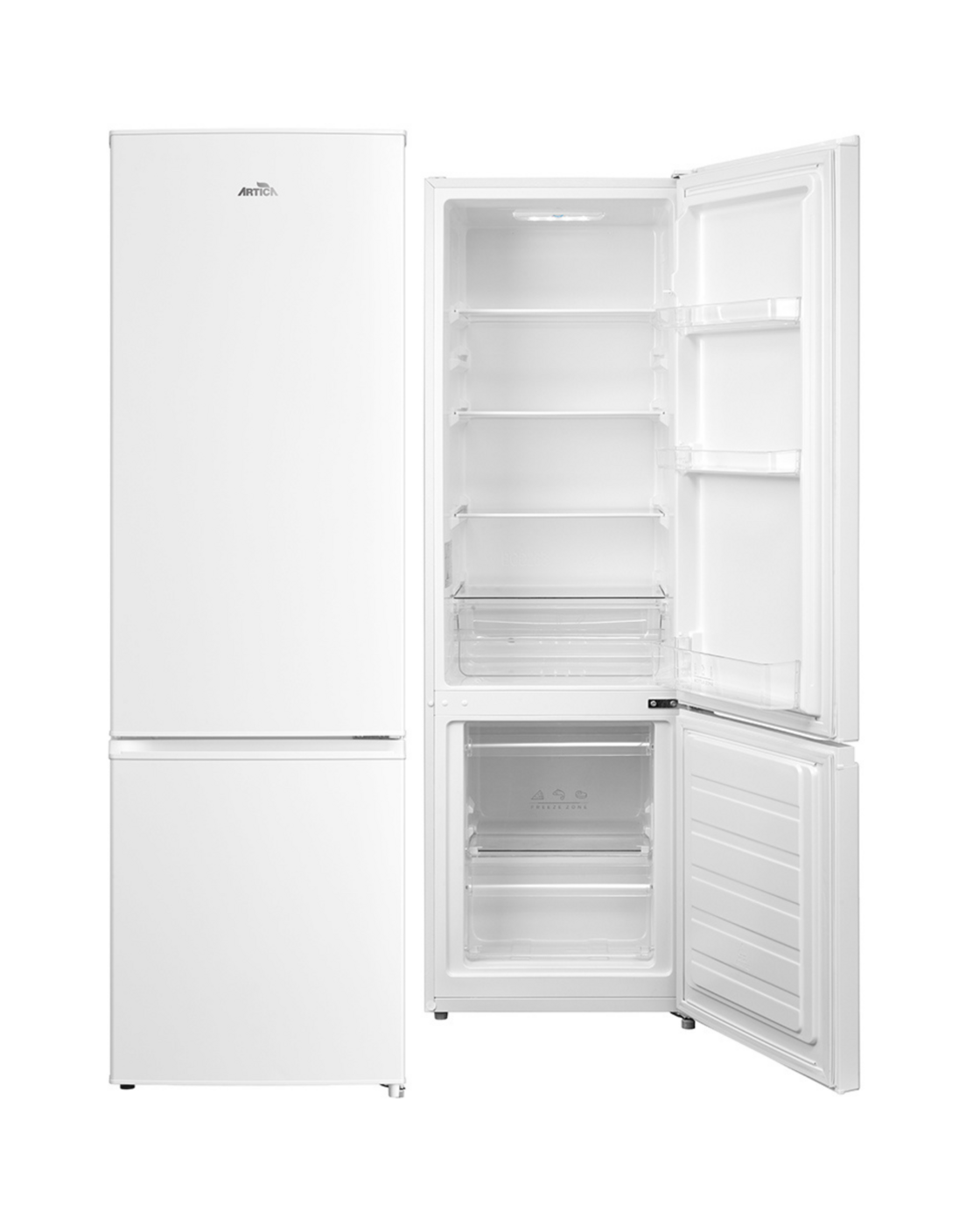 FRIGORÍFICO COMBI ARTICA AFFCE180W, 180x55, CÍCLICO, BLANCO - E
