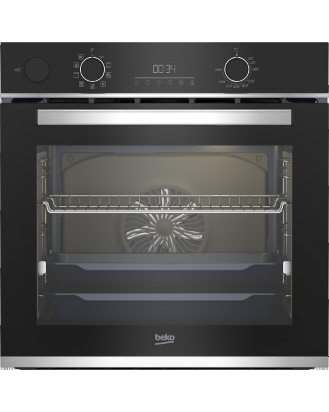 HORNO BEKO BBIS13300XMSE 72L CRISTAL NEGRO VAPOR - A+ HORNO BEKO BBIS13300XMSE 72L CRISTAL NEGRO VAPOR - A+