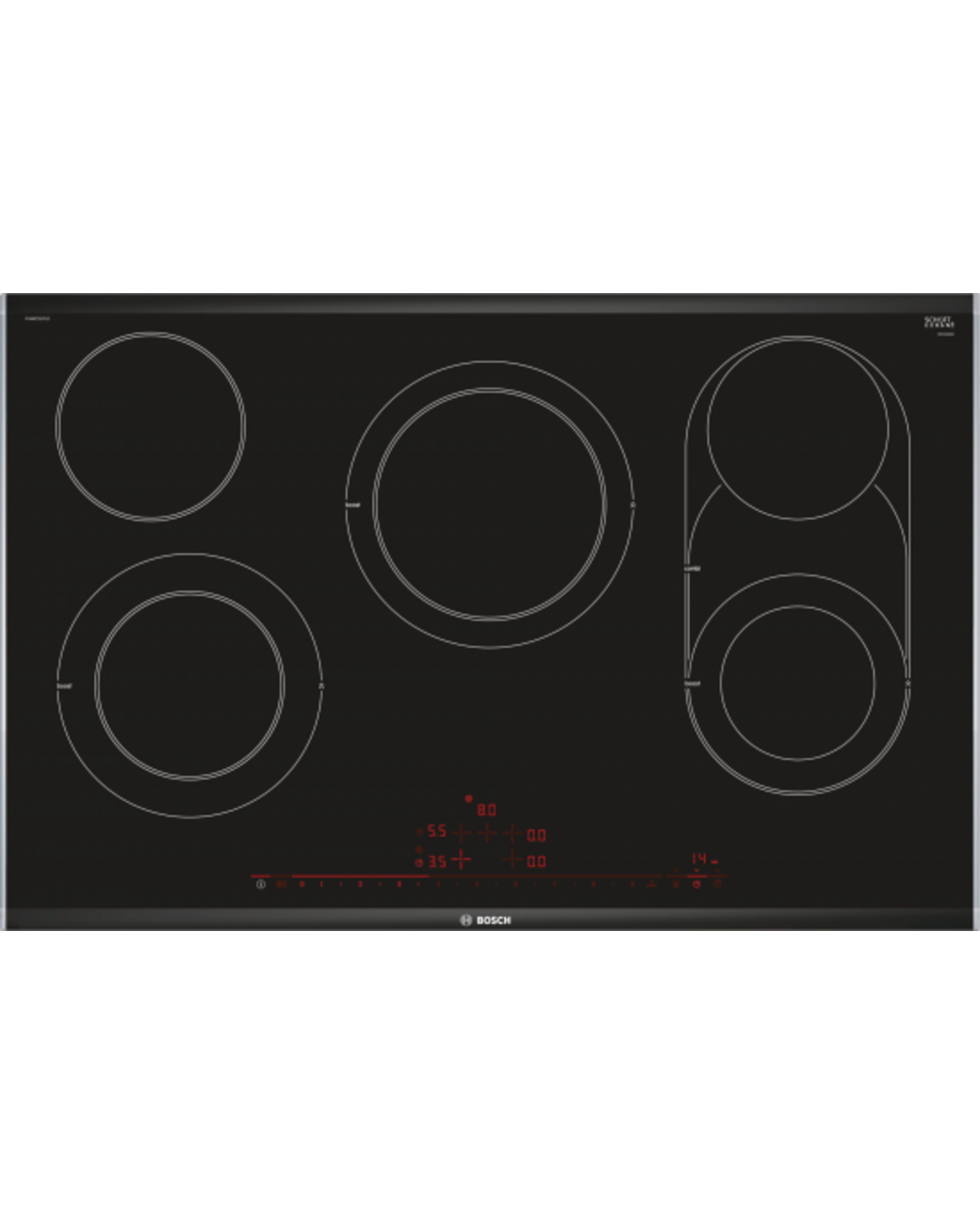 ENCIMERA BOSCH PKM875DP1D 80CM 5FOCS VITROCERÀMICA