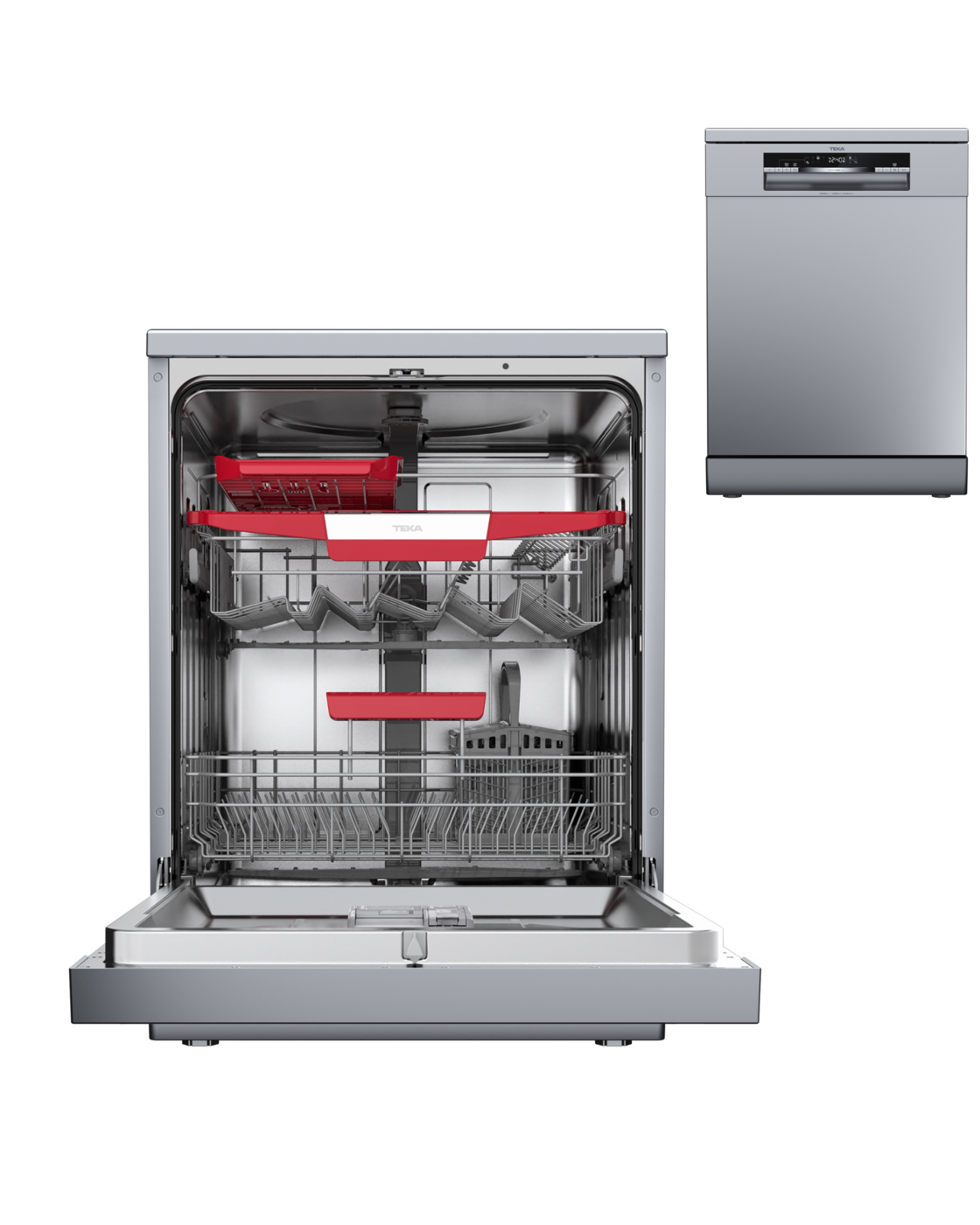 LAVAVAJILLAS TEKA DFS46760, 7 PROGRAMAS, 46DB, DISPLAY. INOX, 114210008 - C