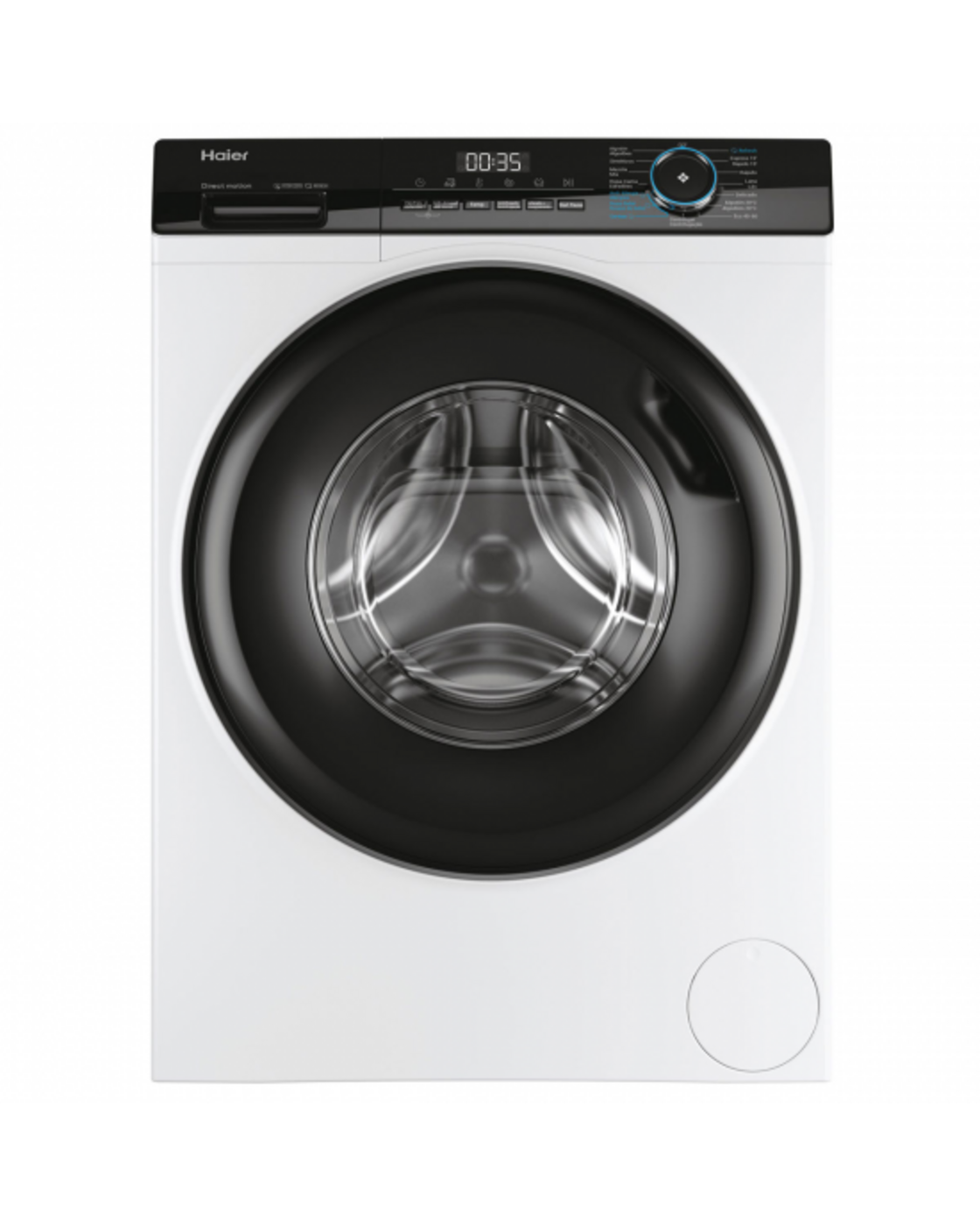 LAVADORA HAIER HW100B14939IB 10K 1400R BCA VAPOR - CLASE A